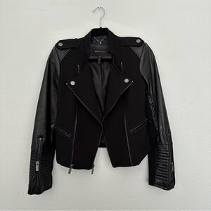 BCBGMaxAzria Black Moto Jacket